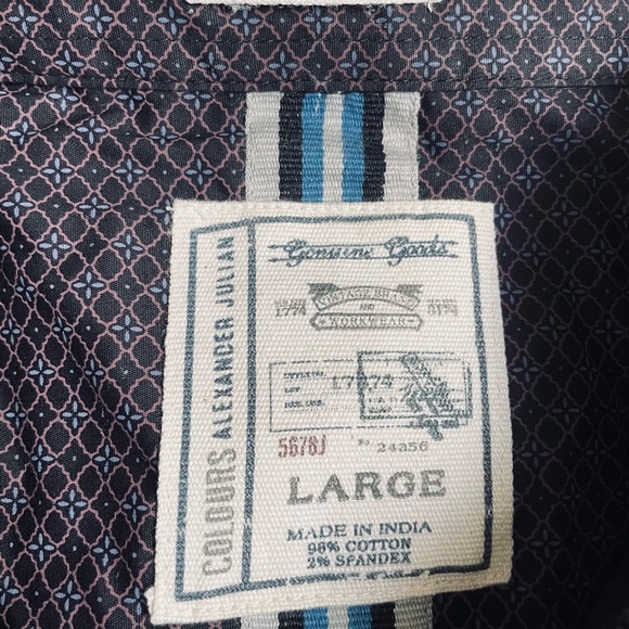 Alexander Julian Geometric Pattern Shirt - Picture 3 of 7